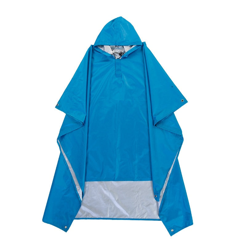 Raincoat Backpack Rain Cover Hiking Cycling Poncho Waterproof Tent Outdoor Camping