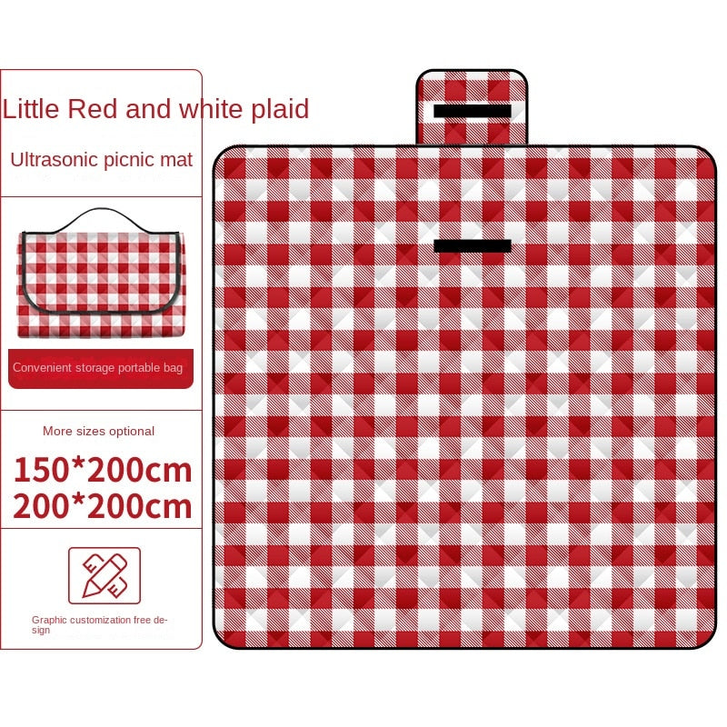 Pad Ultrasonic Picnic Mat Thickened Waterproof Beach Blanket Camping Tent Grassland Mat Outdoor