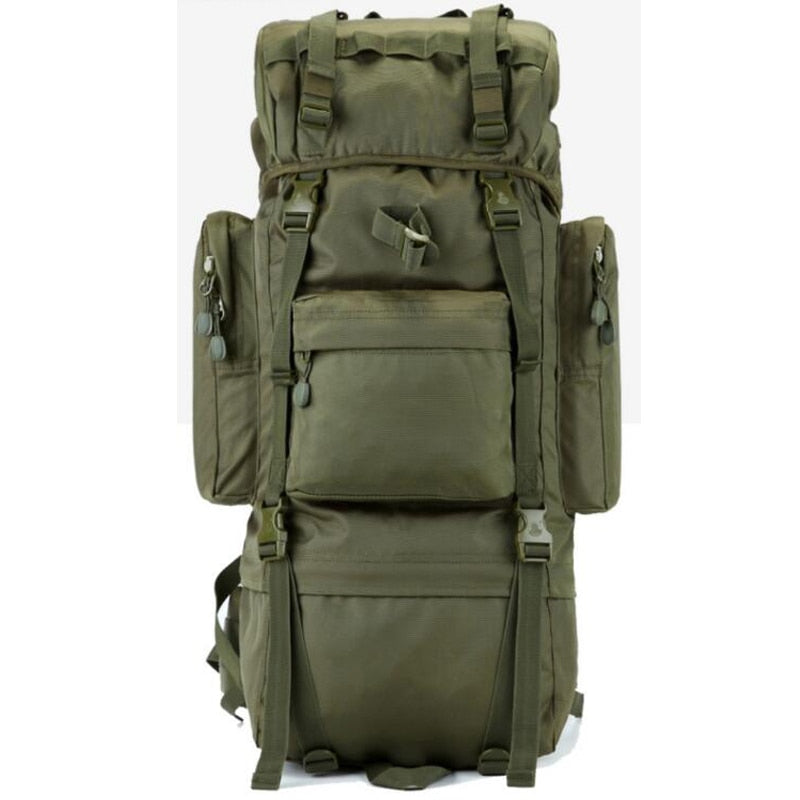 70L Large Capacity Men Backpack Military High Quality Waterproof Thickened Oxford