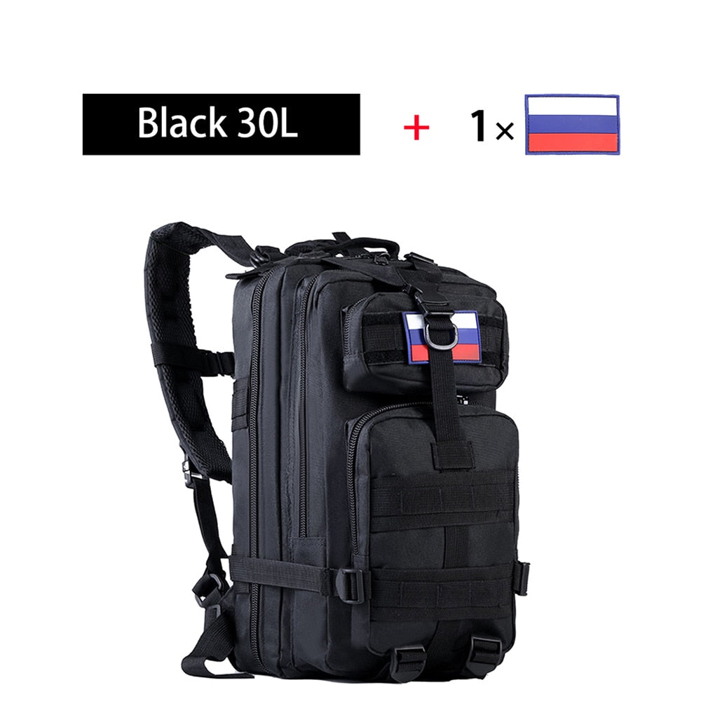 SYZM 50L or 30L Tactical Backpack Nylon Military Backpack Molle Army Knapsack Waterproof