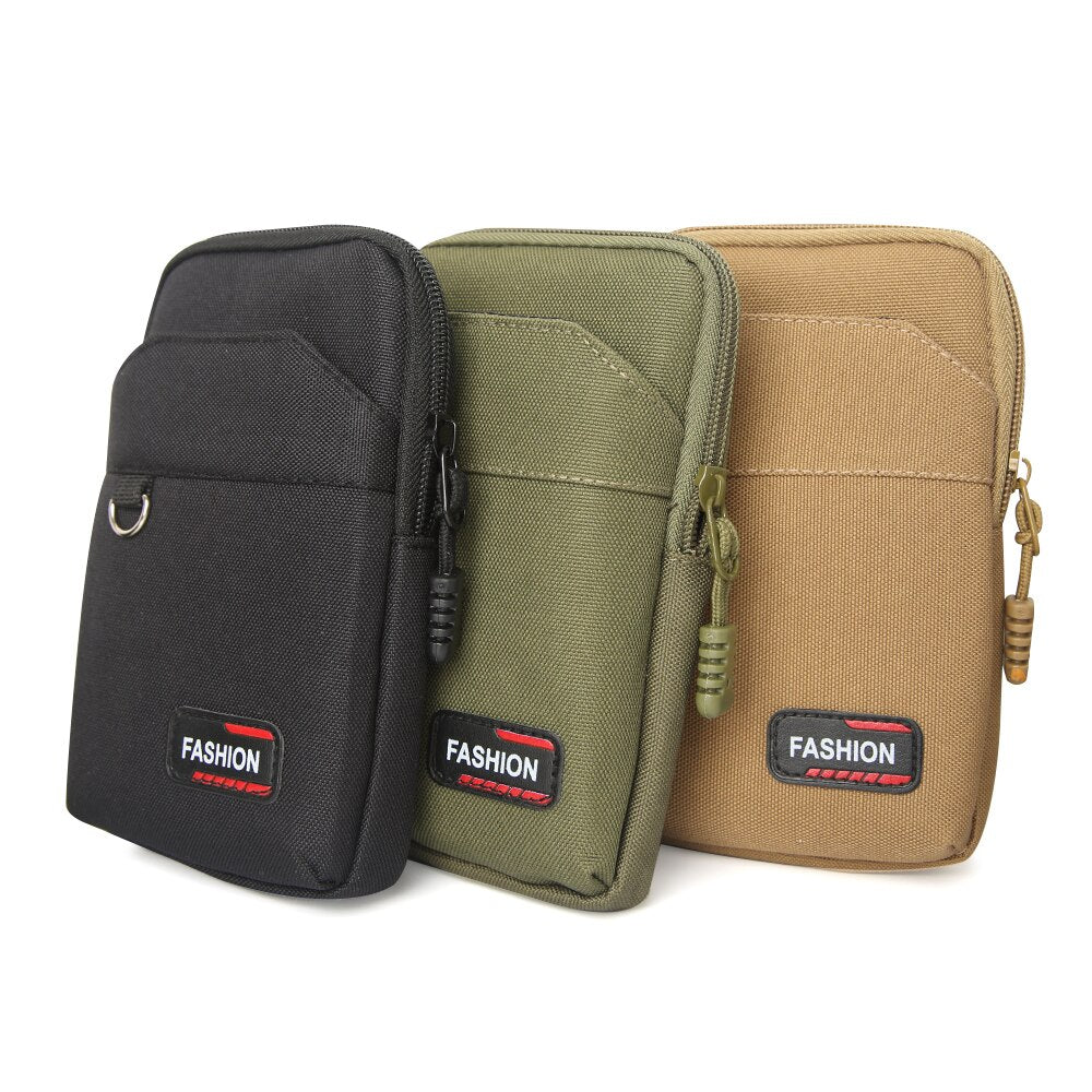 Nylon Tactical Bag Outdoor Molle Military Waist Fanny Pack Men Phone Pouch Camping Gear Purses