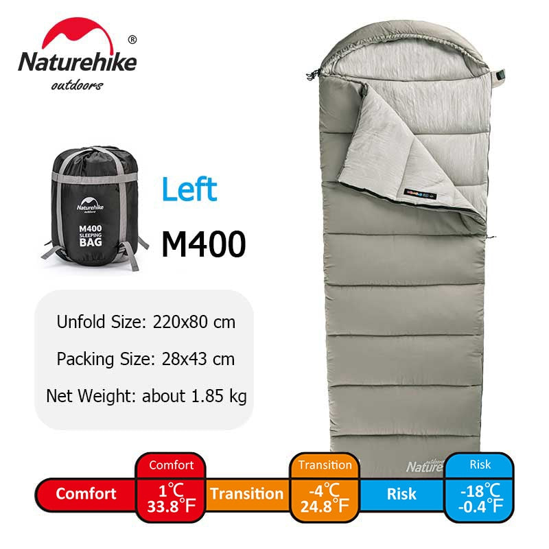 Naturehike M180 Lightweight Sleeping Bag M300 Double Camping Sleeping Bag M400 Machine