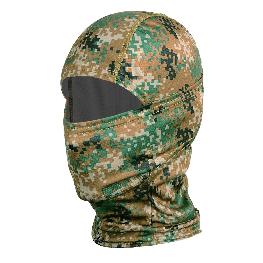 Camouflage Balaclava Full Face Scarf Mask Hiking Cycling Hunting Army Bike Military Head Cover