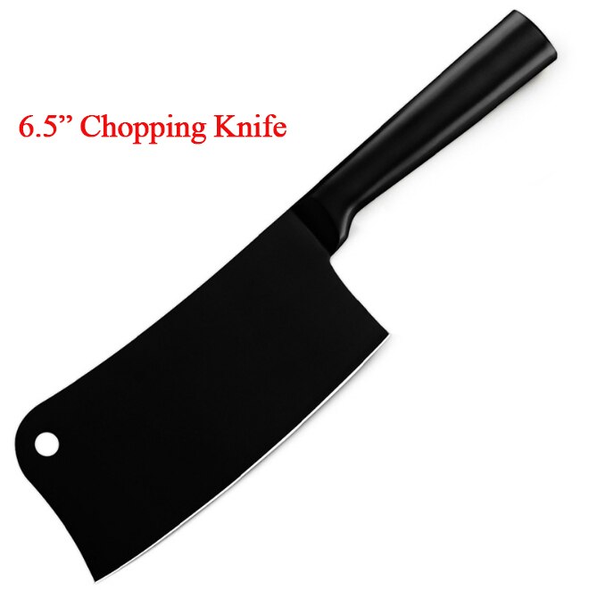 Kichen Knife Set of 4 - Stainless Steel Chef Santoku Utility Chopping Boning Cleaver Knives