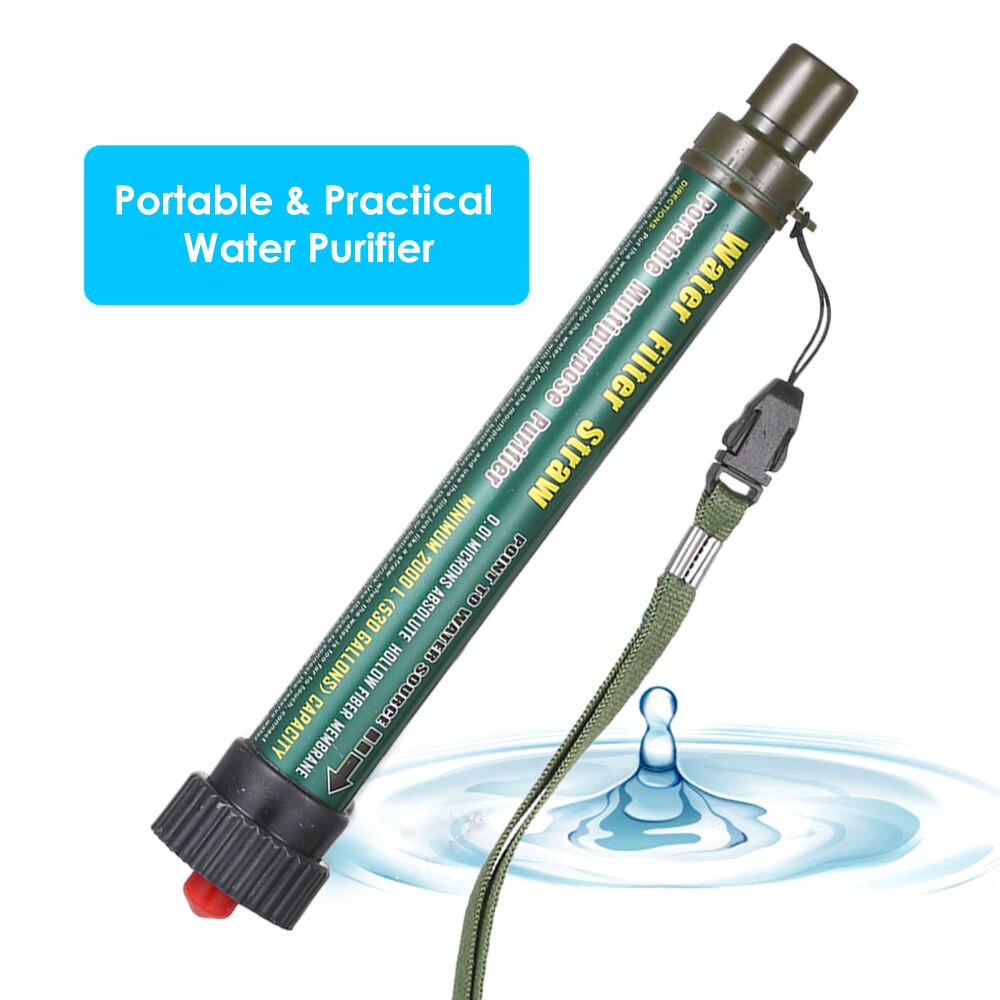 2000L Outdoor Water Filter Straw Water Purifier Filtration System Ultrafiltration Film Design