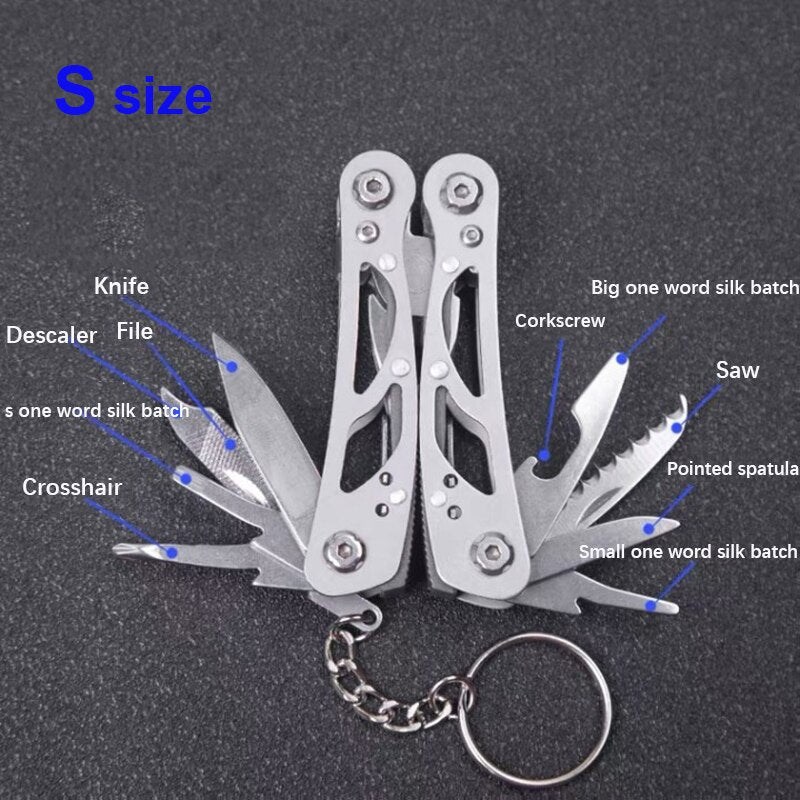 Pocket Knife Pliers Outdoor Camping Survival Hunting Tools Stainless Steel Multi-tool