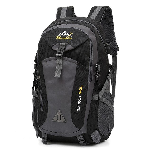 Men's Women's 40L Waterproof Backpack USB Climbing Travel Bag Men Outdoor Sports Camping Hiking