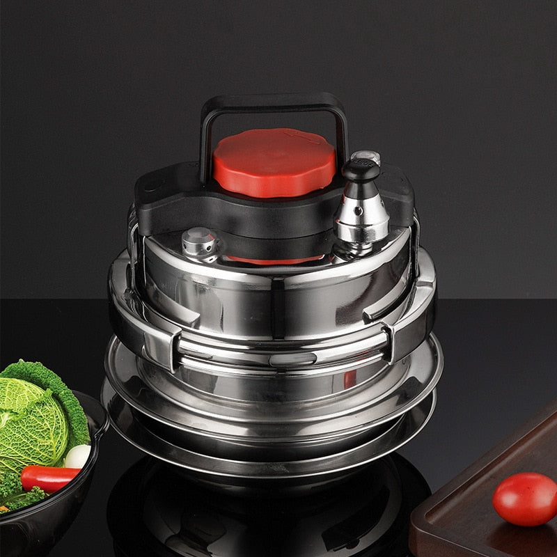 1.4L Outdoor Pressure Cooker MIni Electric Rice Cookers Cooking Pot Kitchen Cookware