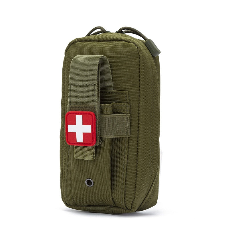 Outdoor First Aid Kit Tactical Molle Medical Bag Military EDC Waist Pack Hunting Camping Bag