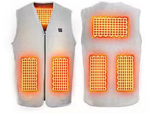 2022 USB Electric Jackets Heated Vest Winter Smart Heating Men Women Thermal