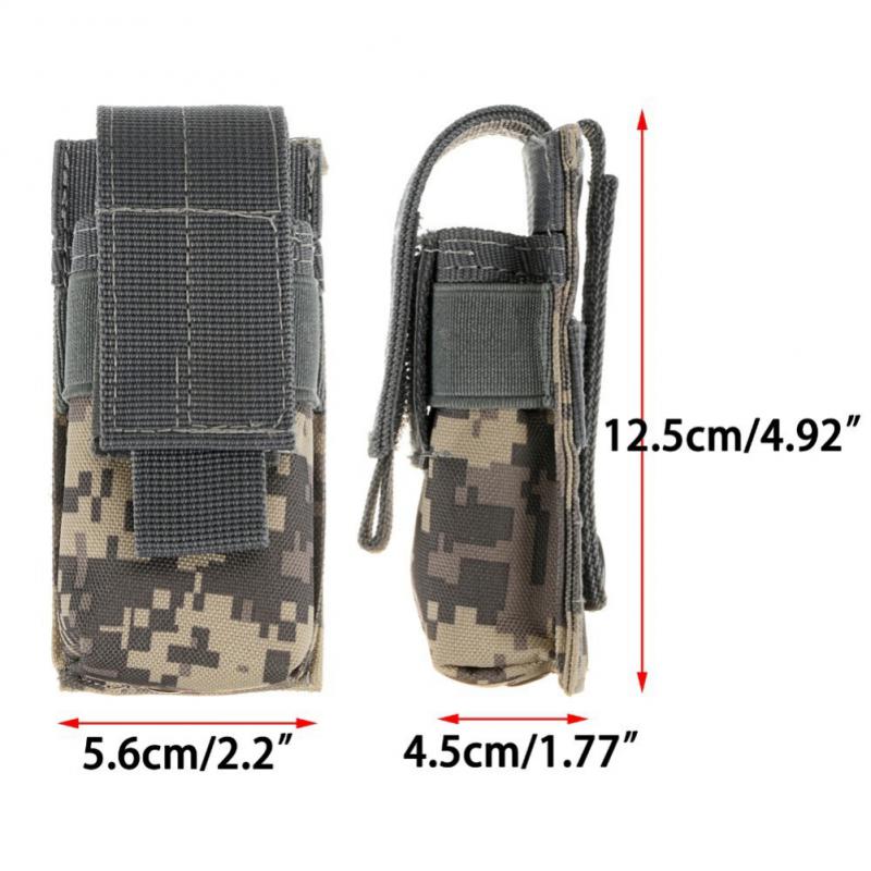 M5 Flashlight Pouch CQC Single Pistol Magazine Pouch Torch Holder Case Outdoor Hunting