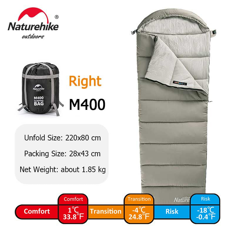 Naturehike M180 Lightweight Sleeping Bag M300 Double Camping Sleeping Bag M400 Machine