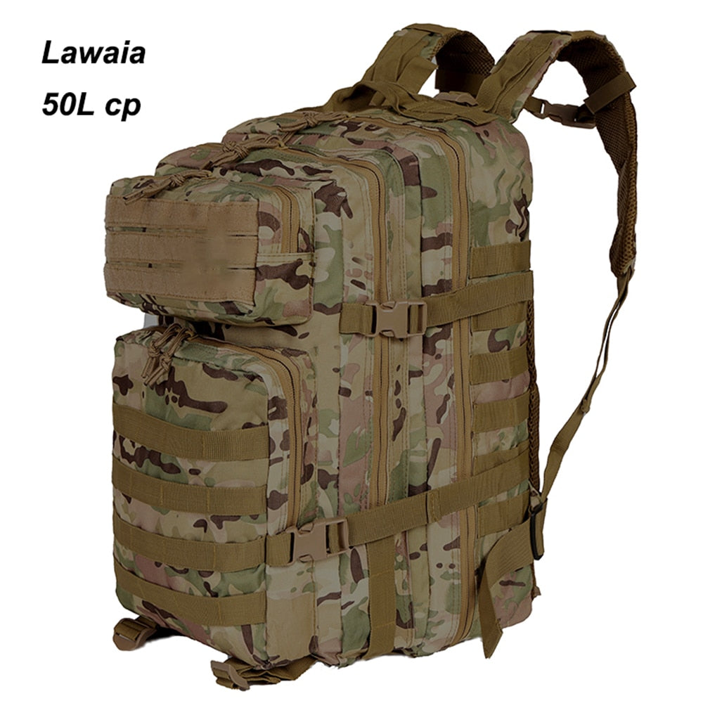 Lawaia Military Rucksacks Capacity Man Army Tactical Backpacks Outdoor Pack