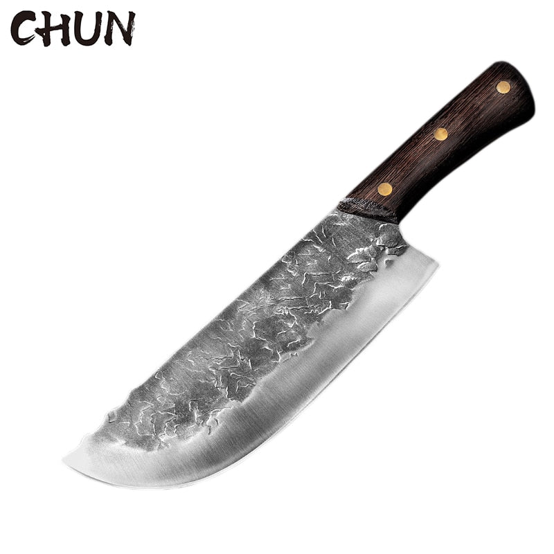 5CR15 Handmade Chopping Cleaver Butcher Knife High Carbon Steel Kitchen Chef Sets Forged