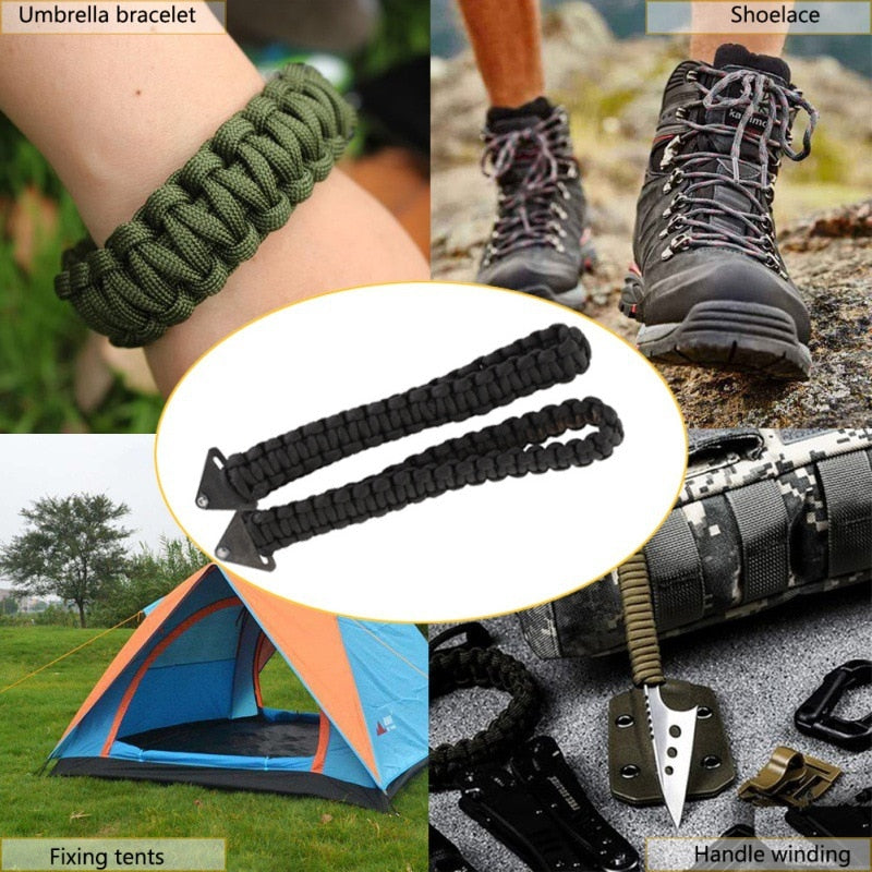 Manual Hand Braided Rope Chain Saw Portable Emergency Camp Survival Wire Cutter Portable