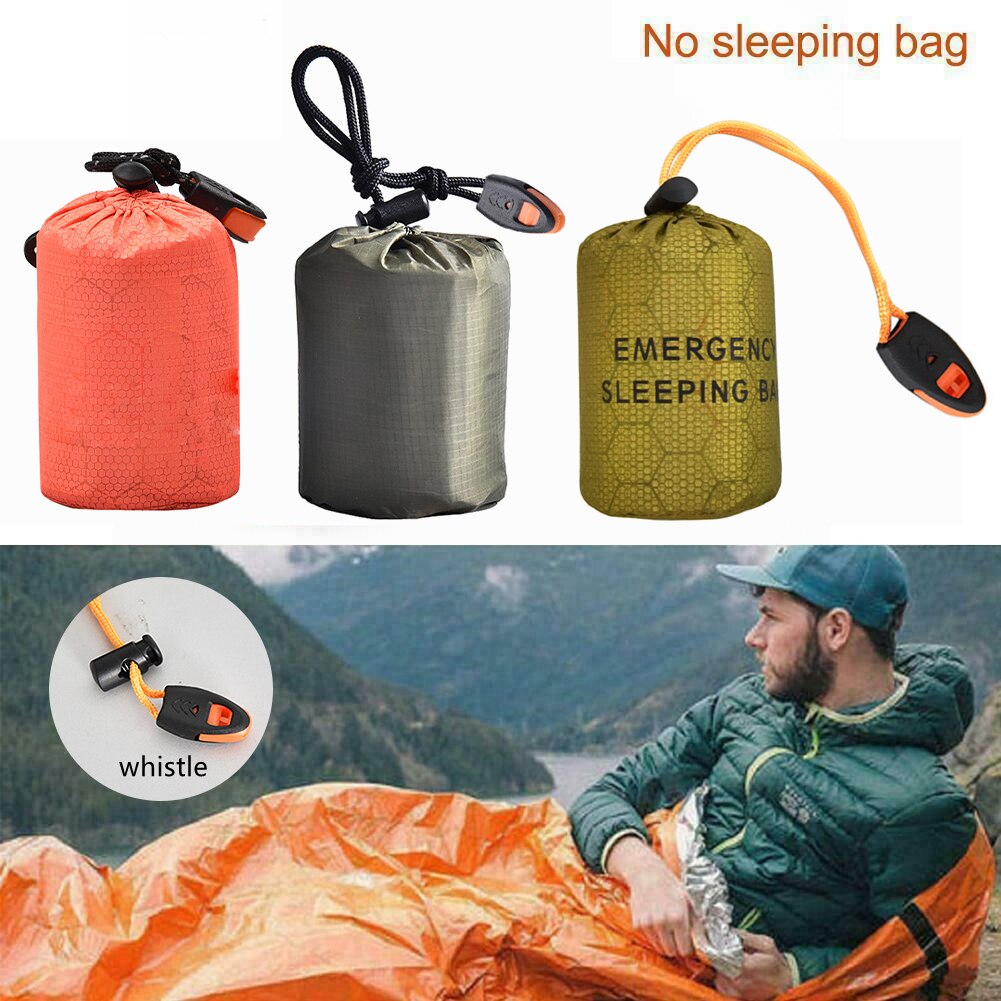 Outdoor Thermal Waterproof Sleeping Storage Bags 11x6cm Aluminum Film Accessories