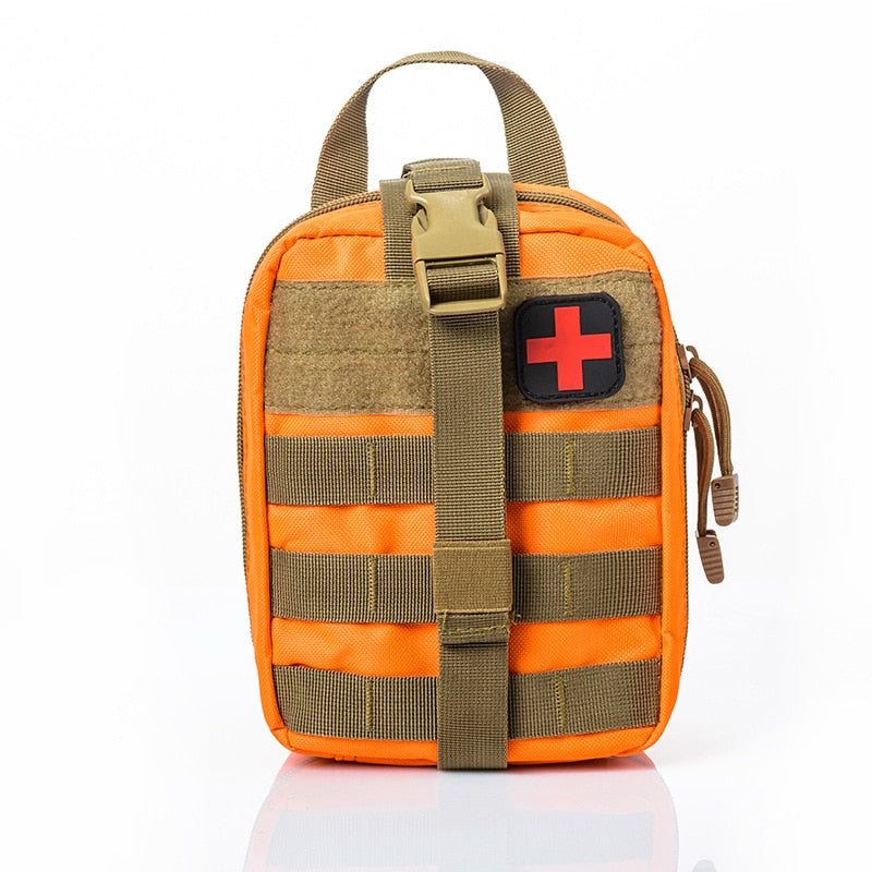 Outdoor First Aid Kit Tactical Molle Medical Bag Military EDC Waist Pack Hunting Camping Bag