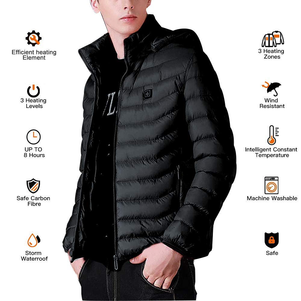 11 Areas Heated Jacket USB Men's Women's Winter Outdoor Electric Heating Jackets