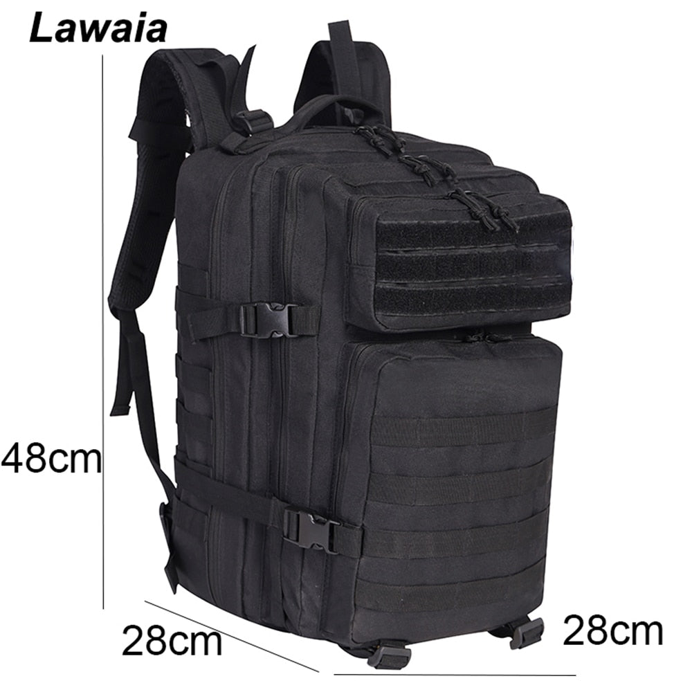 Lawaia Military Rucksacks Capacity Man Army Tactical Backpacks Outdoor Pack