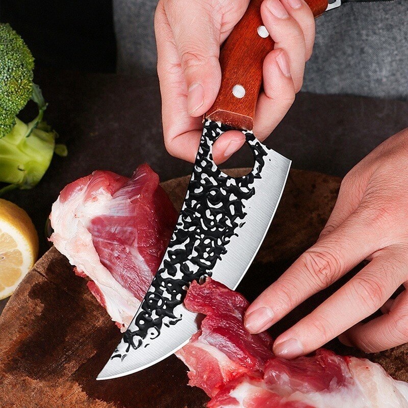 Steel Kitchen Chef Boning Knives Fishing Knife Meat Cleaver Butcher Meat Cleaver Hunting Knives