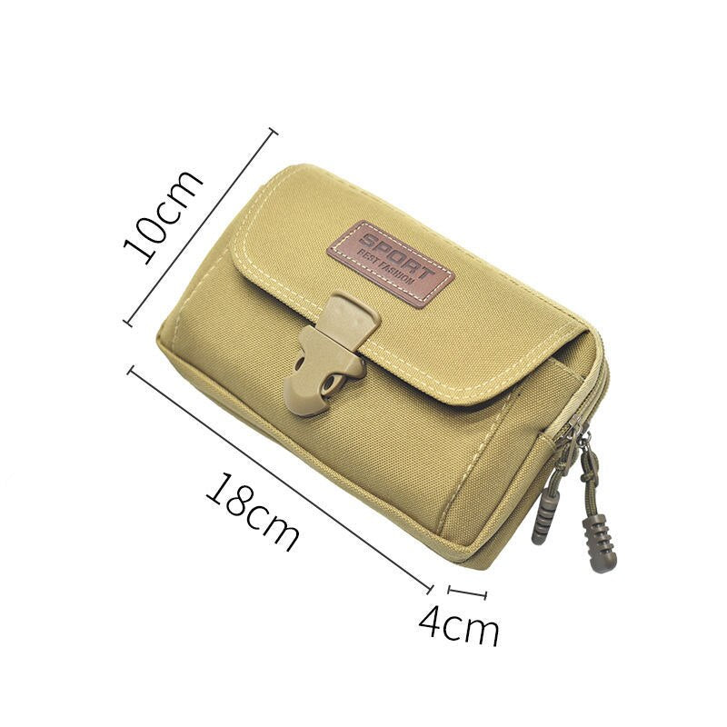 Nylon Tactical Bag Outdoor Molle Military Waist Fanny Pack Men Phone Pouch Camping Purses