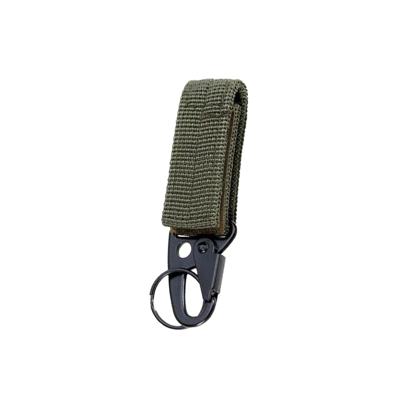 Outdoor Tactical Keychain Tool Camping Equipment Backpack Hook Buckle Survival Safe Tool