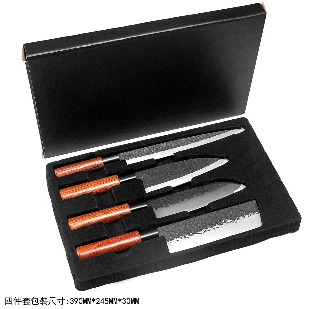 Hand Forging Japanese Knife Set Chef Salmon Sushi Sashimi Salmon Fish Filleting Knives