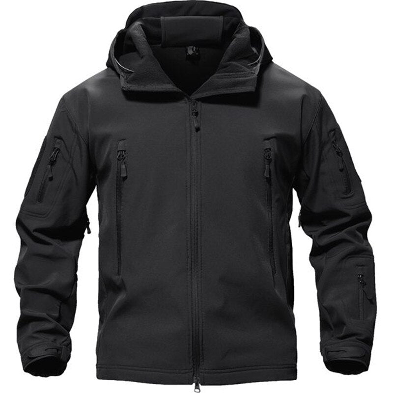 Men's Spring Jacket Soft Shell Shark Skin Outerwear Coat for Hiking Camping Hunting Thermal