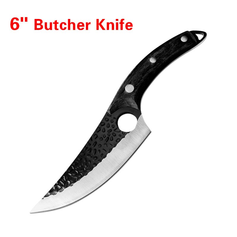 5CR15 Damascus Kitchen Hunting Knife Stainless Steel Boning Meat Cleaver Outdoor