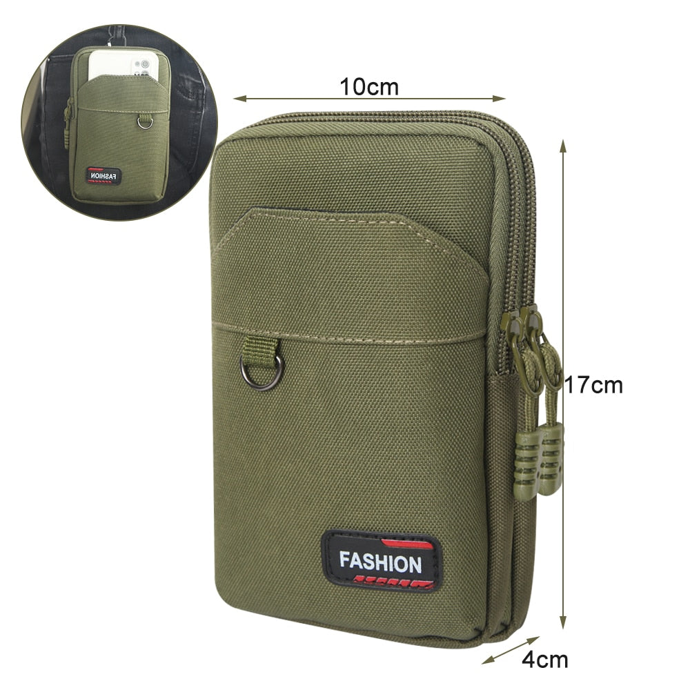 Nylon Tactical Bag Outdoor Molle Military Waist Fanny Pack Men Phone Pouch Camping