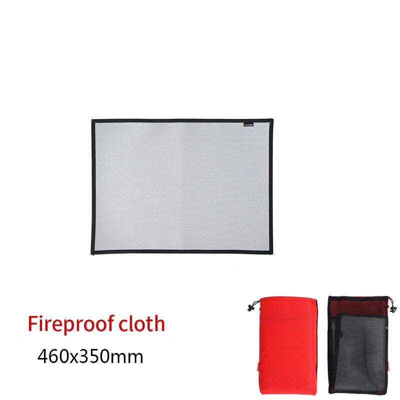 Camping Fireproof Grill Mat Cloth Flame Retardant Heat Insulation Pad Fire Pit Ember Outdoor