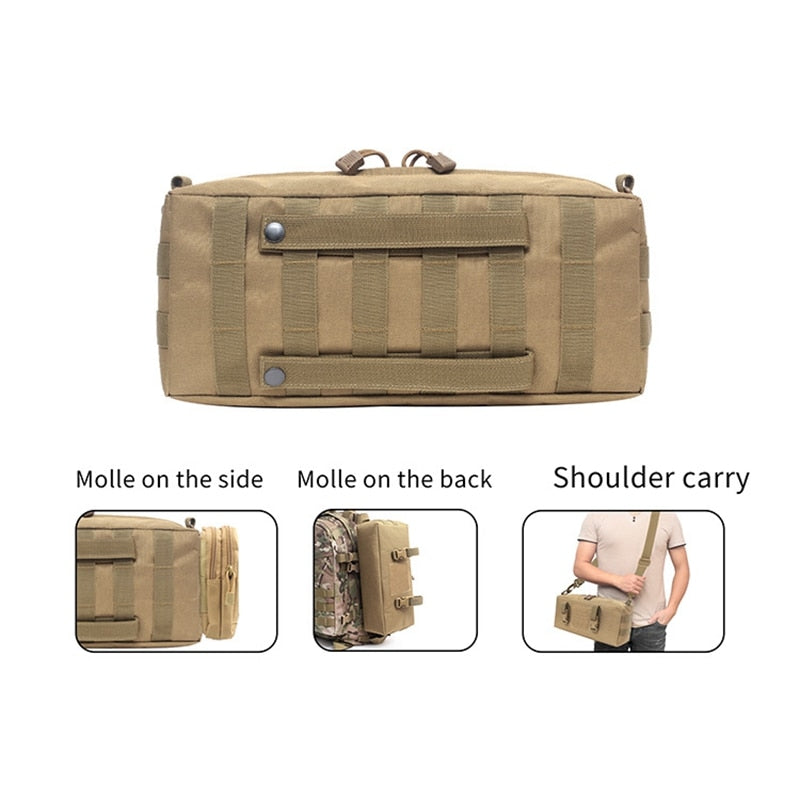 Military Tactical Backpack Travel Camping Army Accessory Nylon Outdoor Sports Sling Hiking Hunting