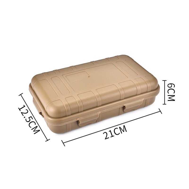 New EDC Tools Outdoor Survival Kit Box Sealed Shockproof Waterproof Wild Survival Food Grade Storage