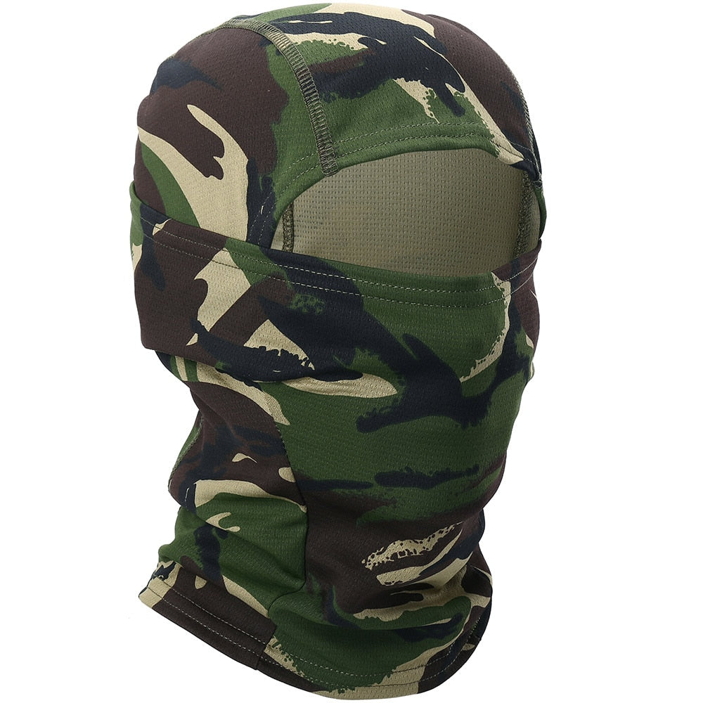 Camouflage Balaclava Full Face Scarf Mask Hiking Cycling Hunting Army Bike Military Head Cover