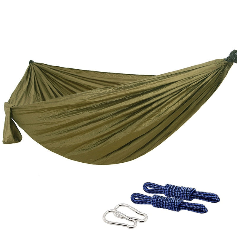 Color Matching Hammock Outdoor Camping Ultra Light Portable Hammock for Double Person Swing