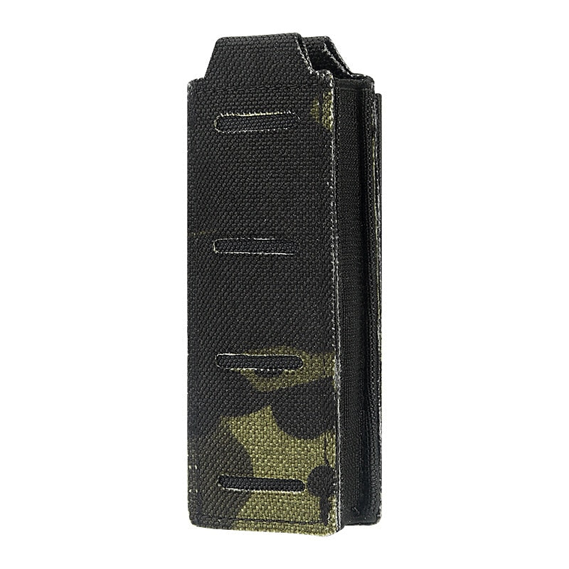 9mm Magazine Pouch Single Mag Holder Military Universal Laser Cut Flashlight Pouch Knife