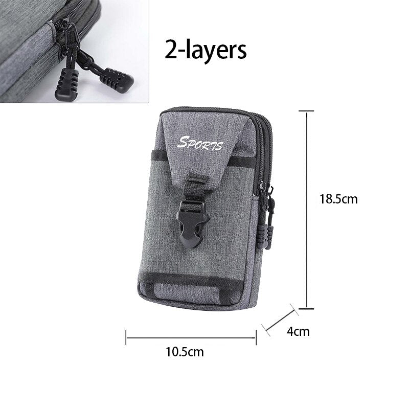 Nylon Tactical Bag Outdoor Molle Military Waist Fanny Pack Men Phone Pouch Camping Hunting