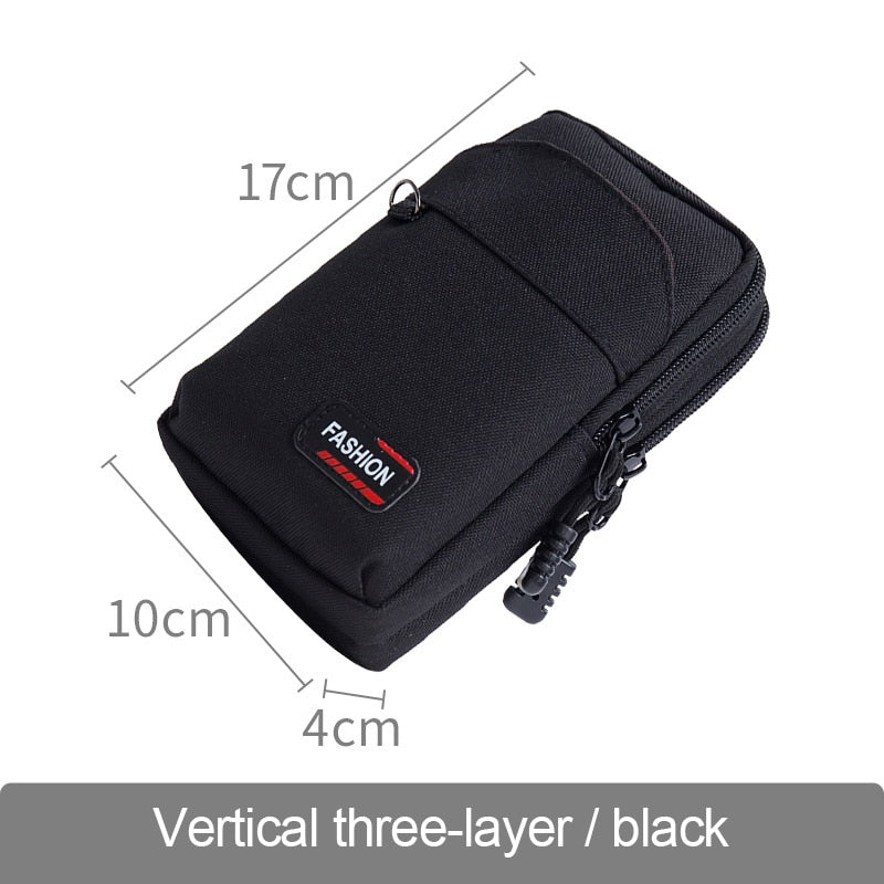 Nylon Tactical Bag Outdoor Molle Military Waist Fanny Pack Men Phone Pouch Camping Hunting