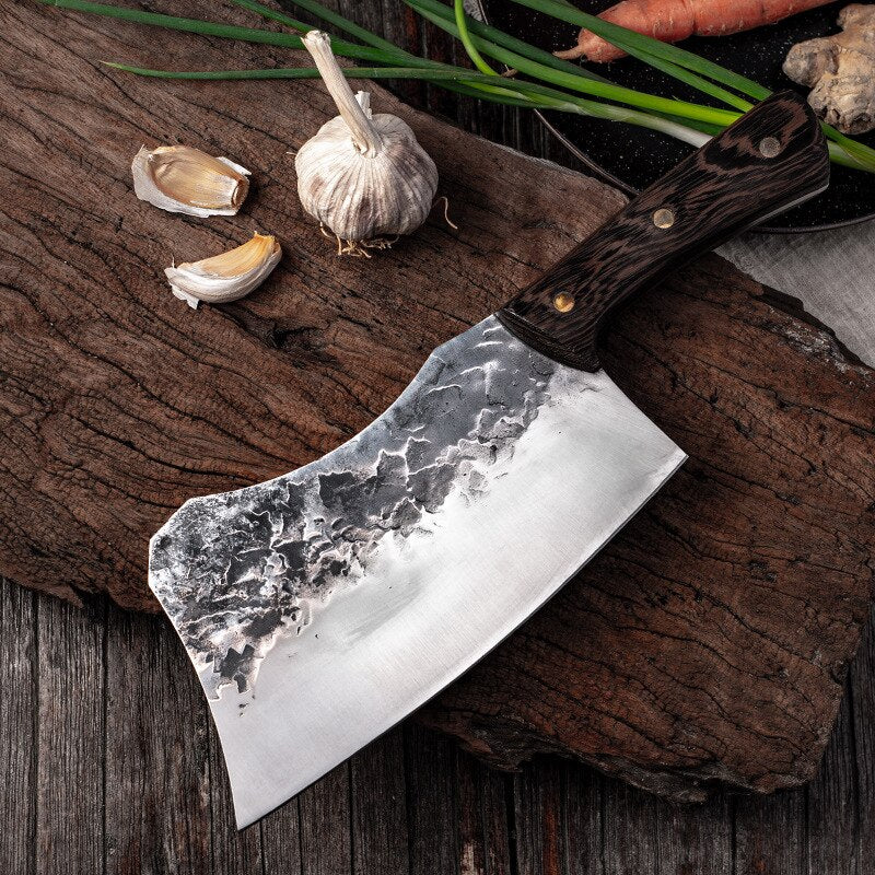 5CR15 Handmade Chopping Cleaver Butcher Knife High Carbon Steel Kitchen Chef Sets Forged