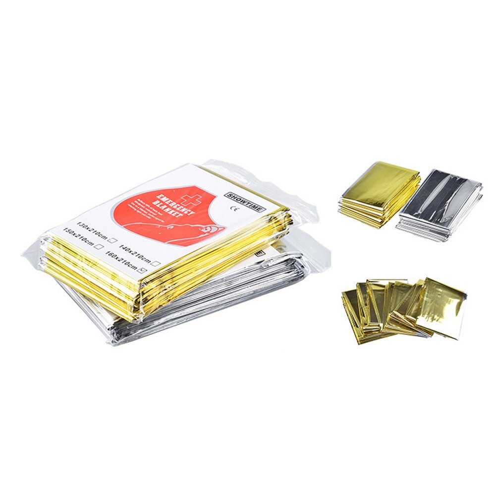 New Quality Blanket Emergency Solar Space Supplies 1pc Survival Film First Aid Gold