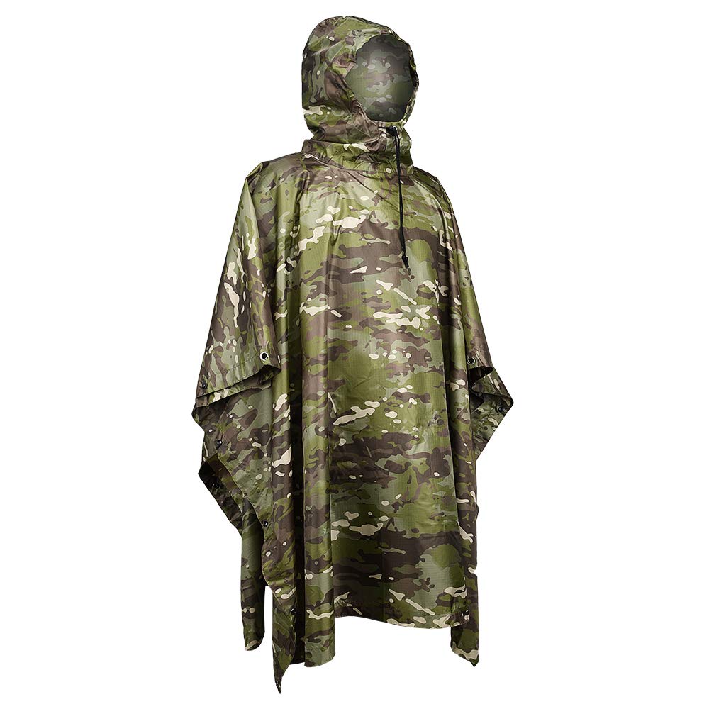 Raincoat Camping Hiking Hunting Birdwatching Suit Outdoor Hooded Breathable Rainwear