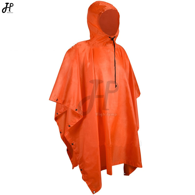 Outdoor Military Breathable Camouflage Poncho Jungle Tactical Raincoat Birdwatching Rain Gear