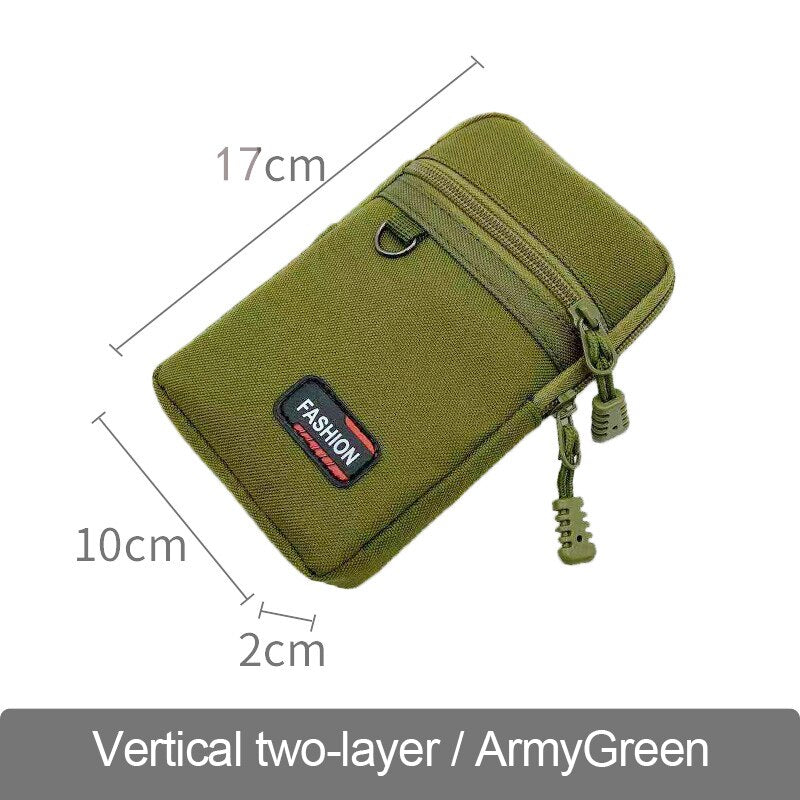 Nylon Tactical Bag Outdoor Molle Military Waist Fanny Pack Men Phone Pouch Camping Hunting