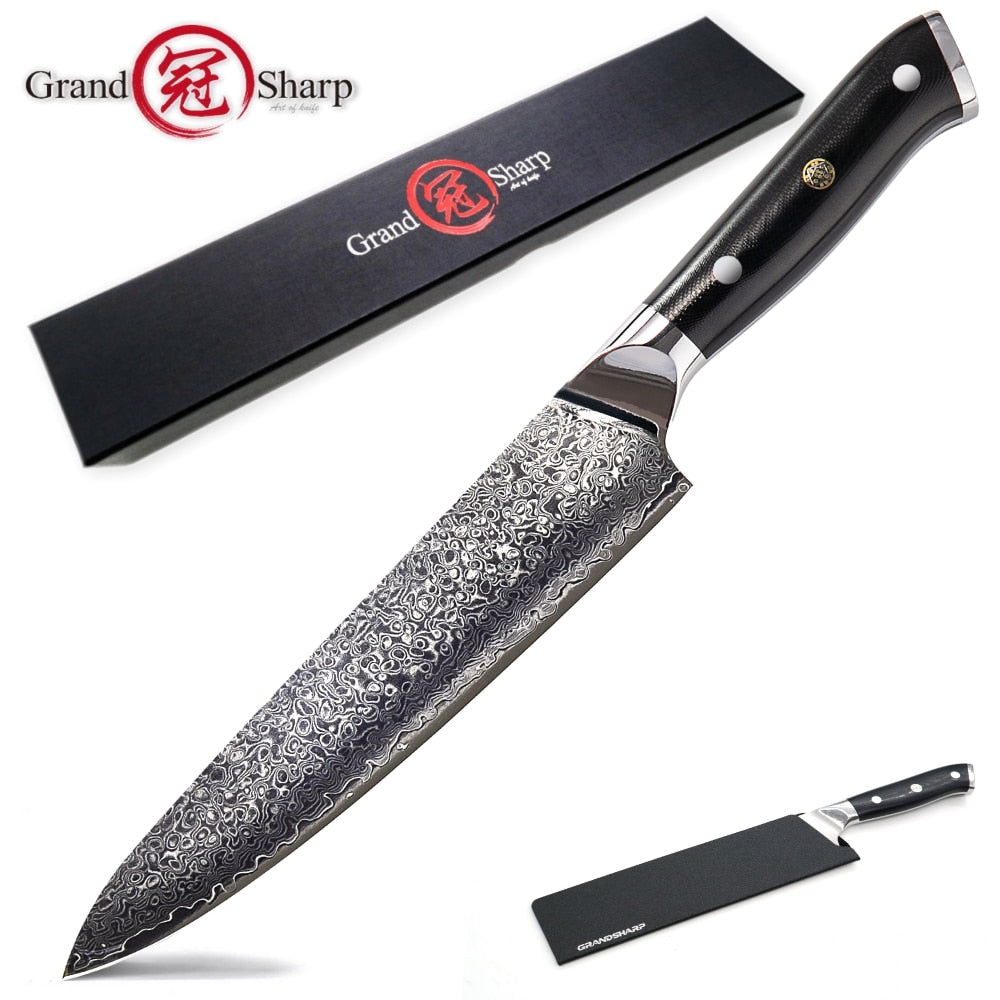 Damascus Chef Knife Japanese Steel Japanese Kiritsuke Boning Paring Kitchen Knives