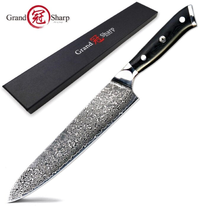 Damascus Chef Knife Japanese Steel Japanese Kiritsuke Boning Paring Kitchen Knives