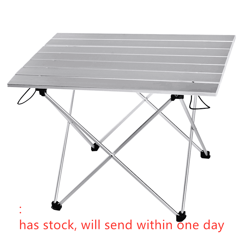 Aluminum Alloy Portable Table Outdoor Furniture Foldable Folding Camping Hiking Desk